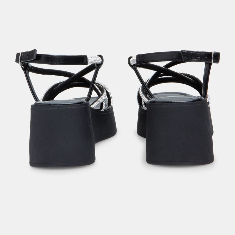 BATA dames sandaal met sleehak van 6 cm