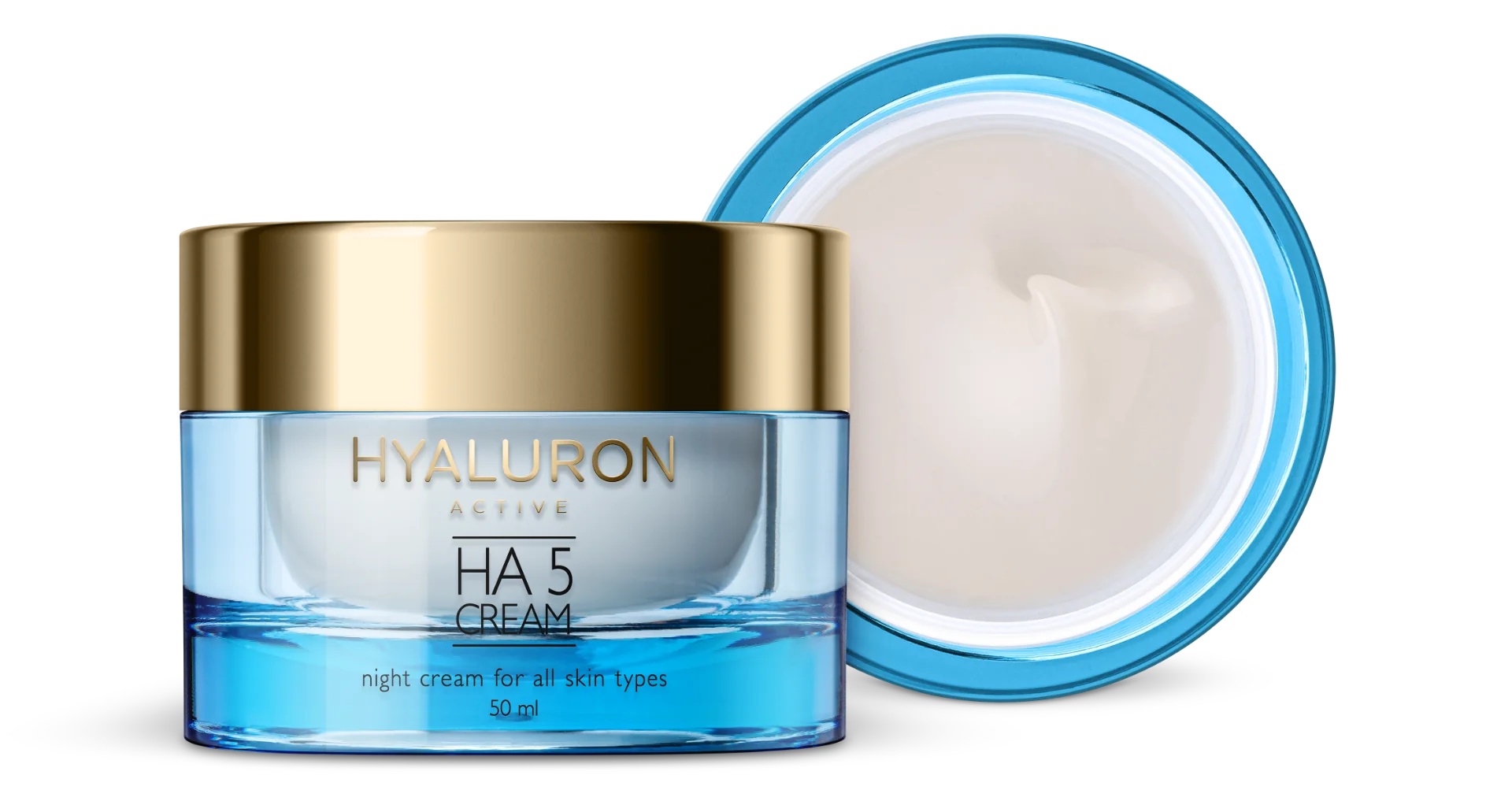NUANCE Nuance Hyaluron Active Ha 5 creme noturno 50 ml para todos os tipos de pele