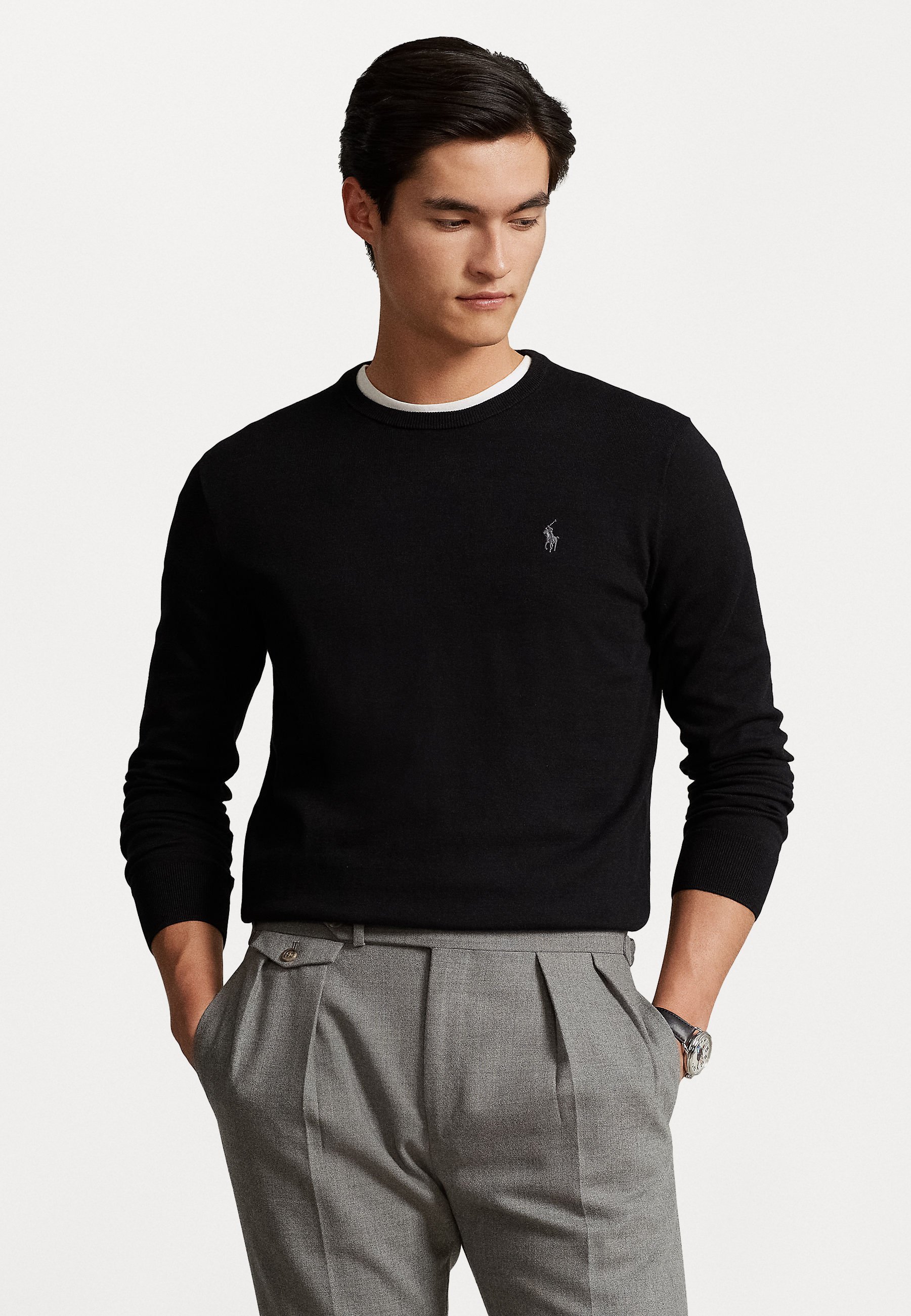 Polo Ralph Lauren Slim Fit - Trui - zwart
