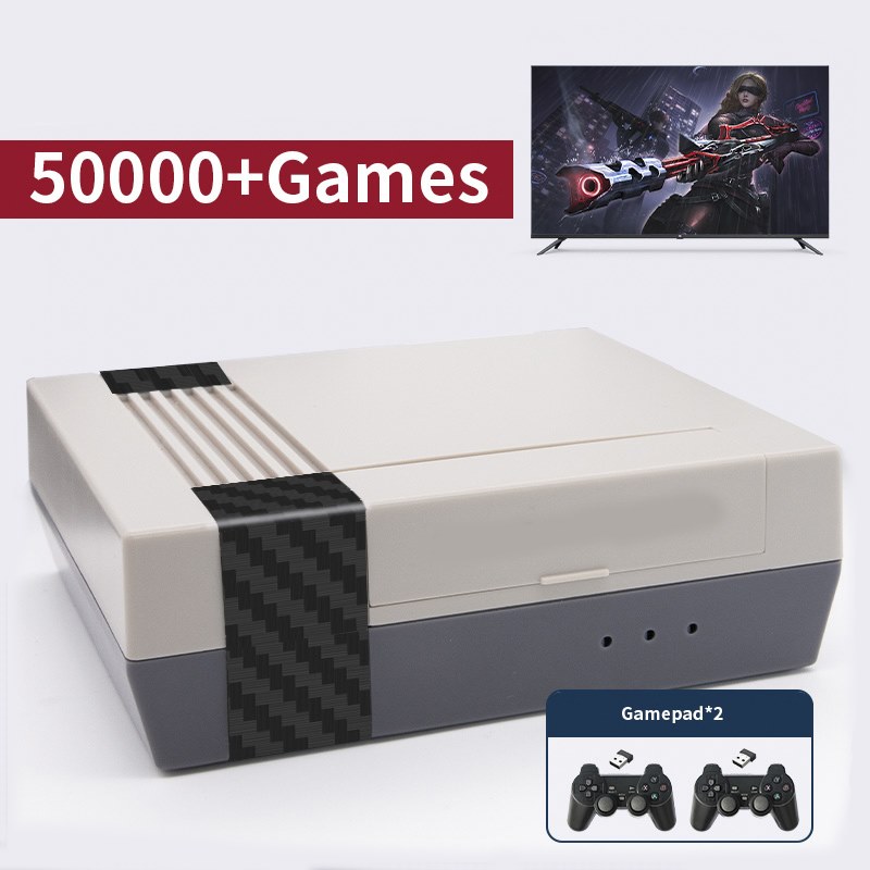 Retro Games for PS1 PSP DC N64 50000+ Games Super Console X Cube 4K Mini TV Box Video Game Console With 2.4G Wireless Gamepads