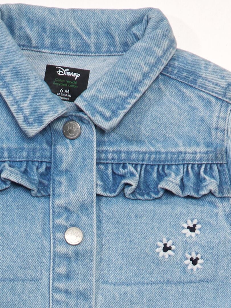 Jaqueta jeans 'Minnie' - AZUL