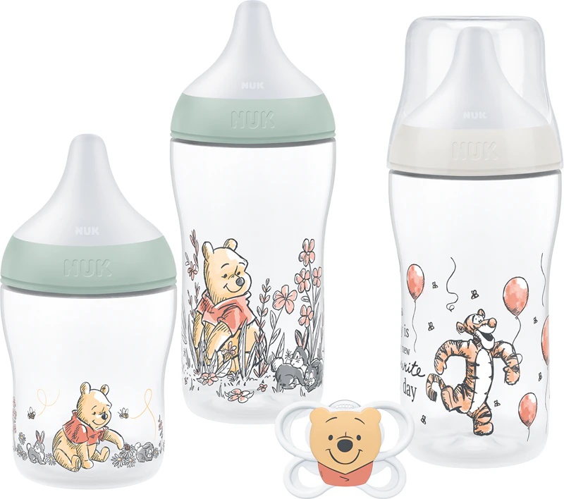 Darilni set NUK Perfect Match Disney Winnie the Pooh za dojenčke