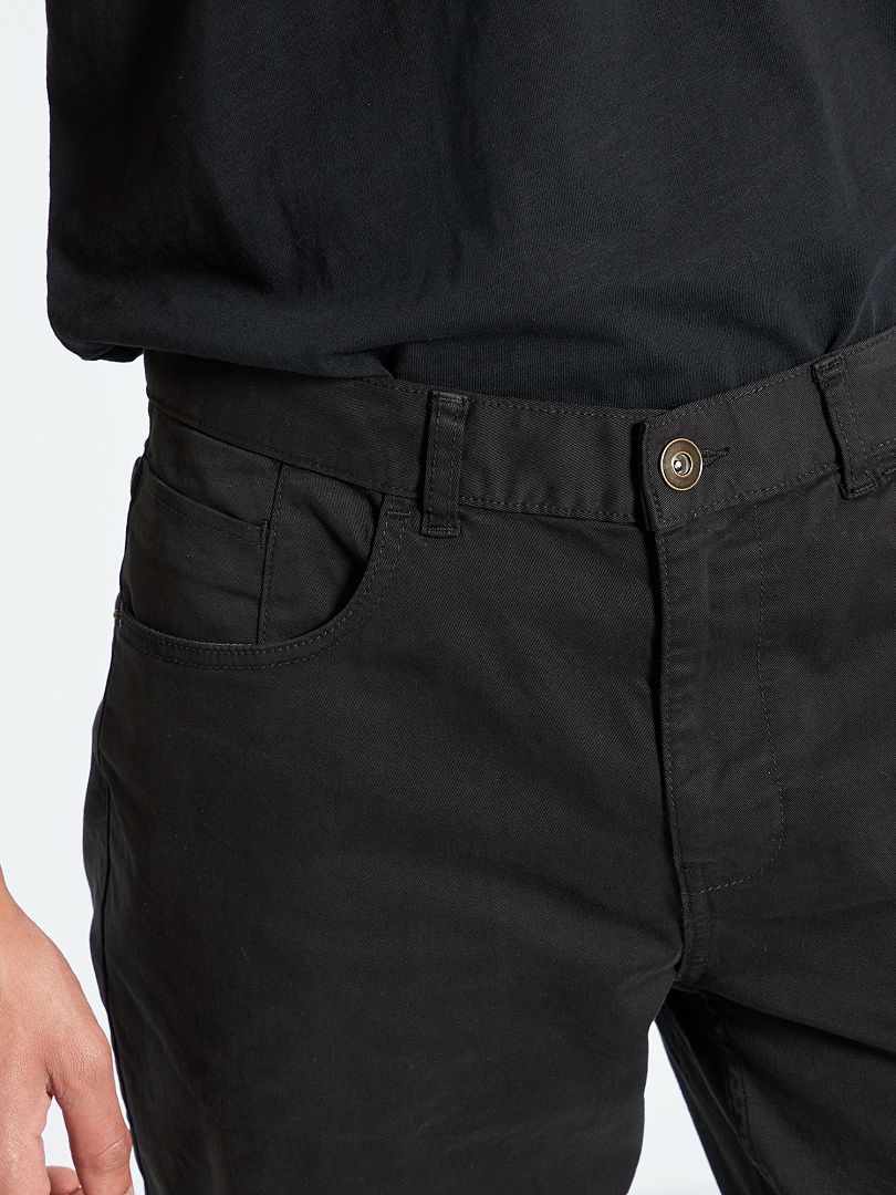 Nauwsluitende broek maat L36 voor personen langer dan 190 cm - zwart