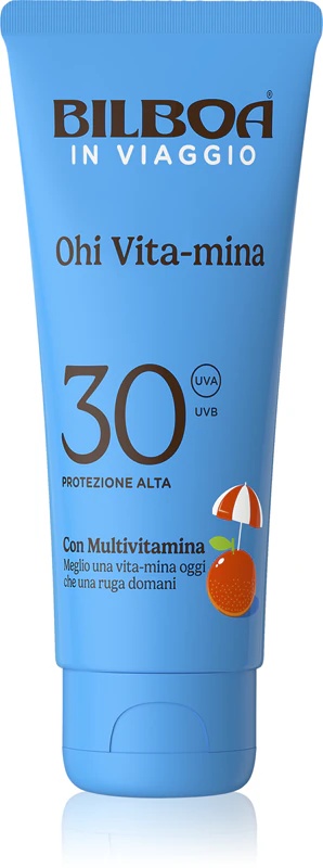 Bilboa Ohi Vitamina ceļojumu saules aizsargkrēms ar vitamīniem