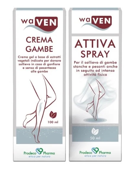 Waven voetcrème 100 ml + actieve spray 50 ml voor verlichting van voetpijn