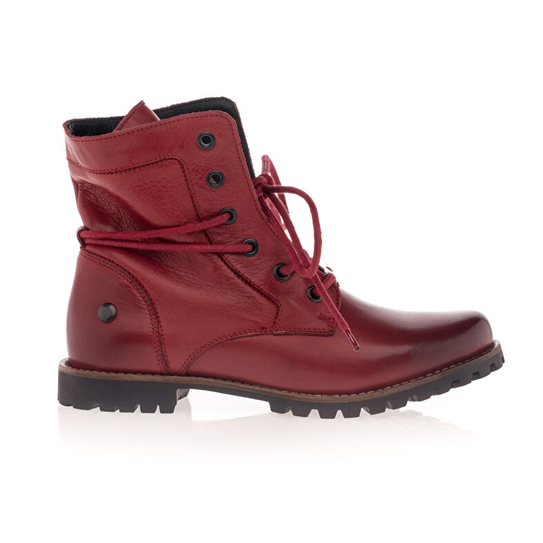 Rote Damenstiefel / Stiefeletten