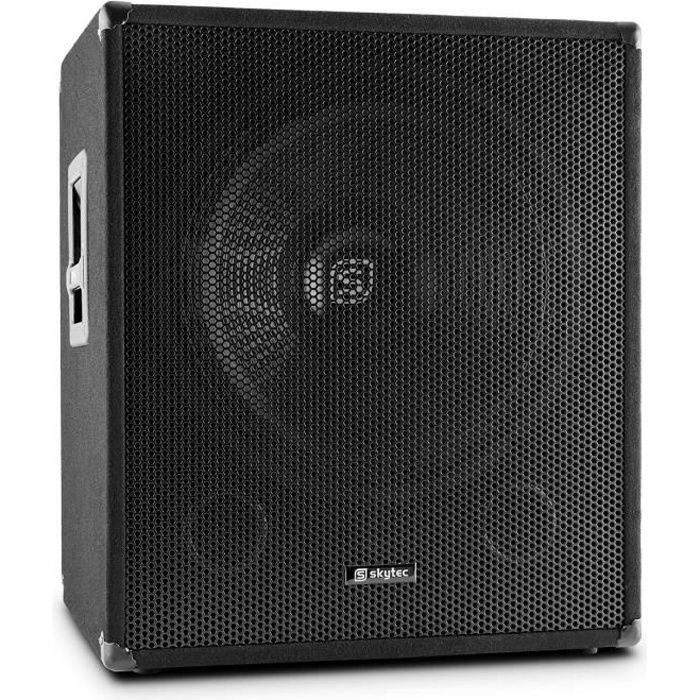 Subwoofer amplificato Vonyx SWA15 - 1000 W, 18 pollici, nero