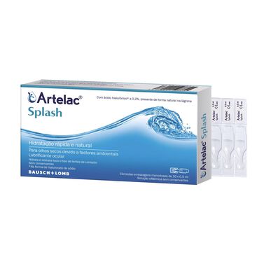 Artelac øyesmøremiddelsprut, enkeltdoser, 30 x 0,5 ml
