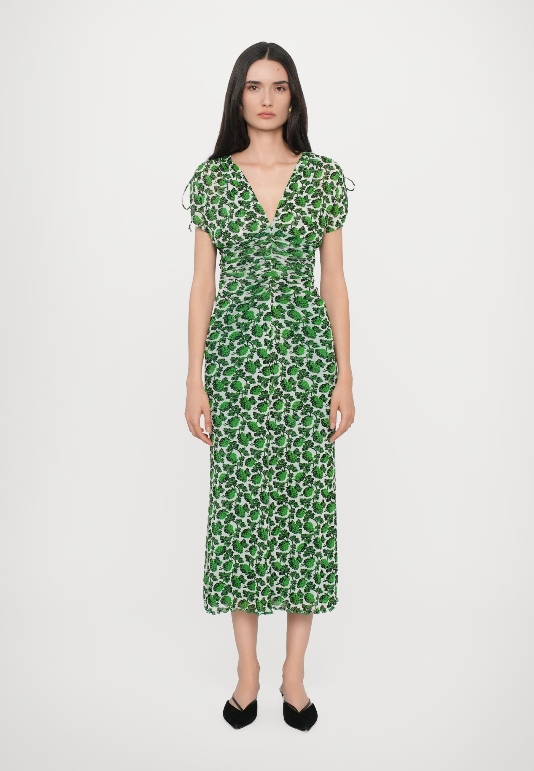 Diane von Furstenberg CHARLOTTE KLEIT - Päevakleit - india roheline