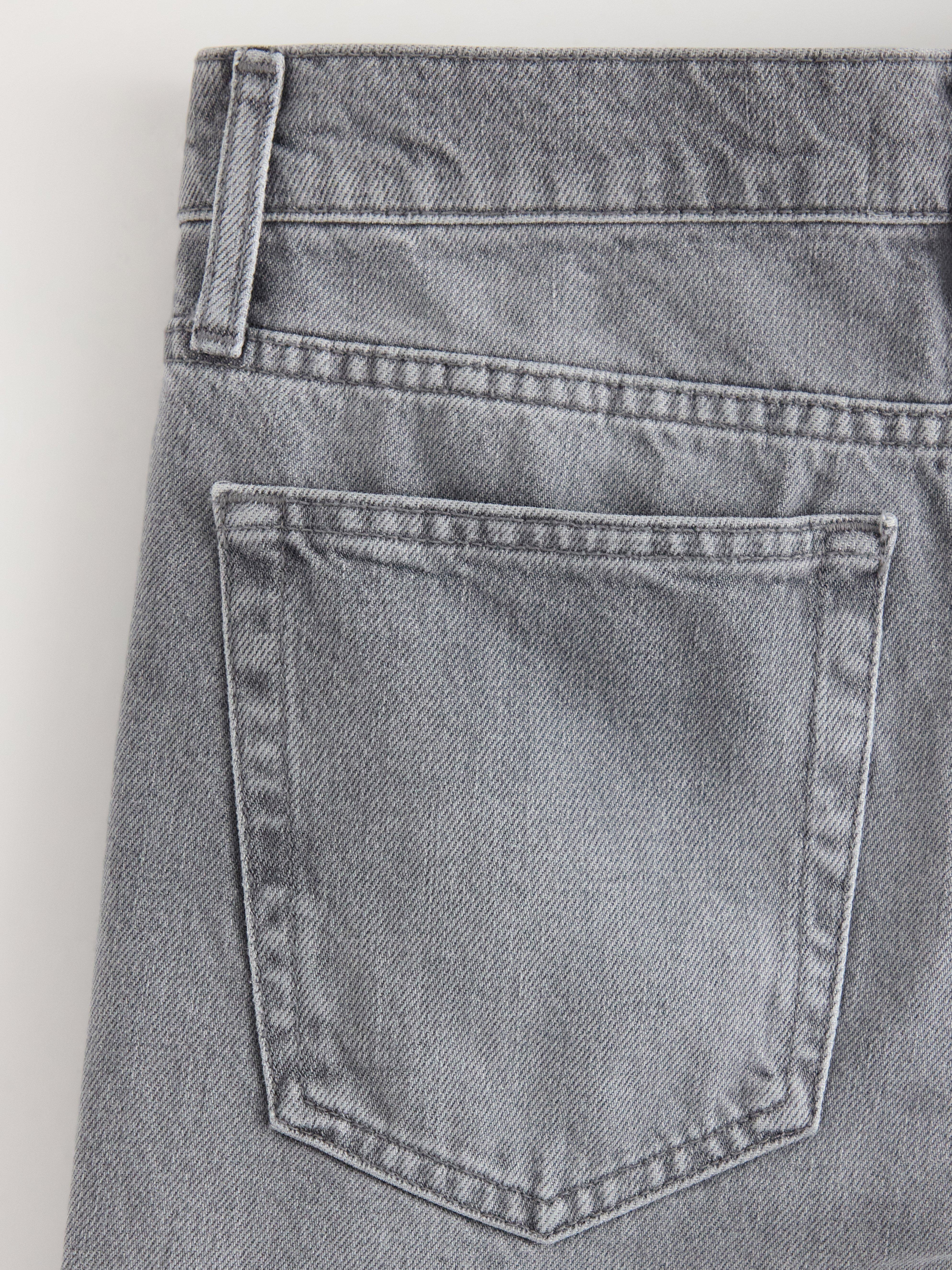 STRAIGHT Sia extra långa jeans Grey