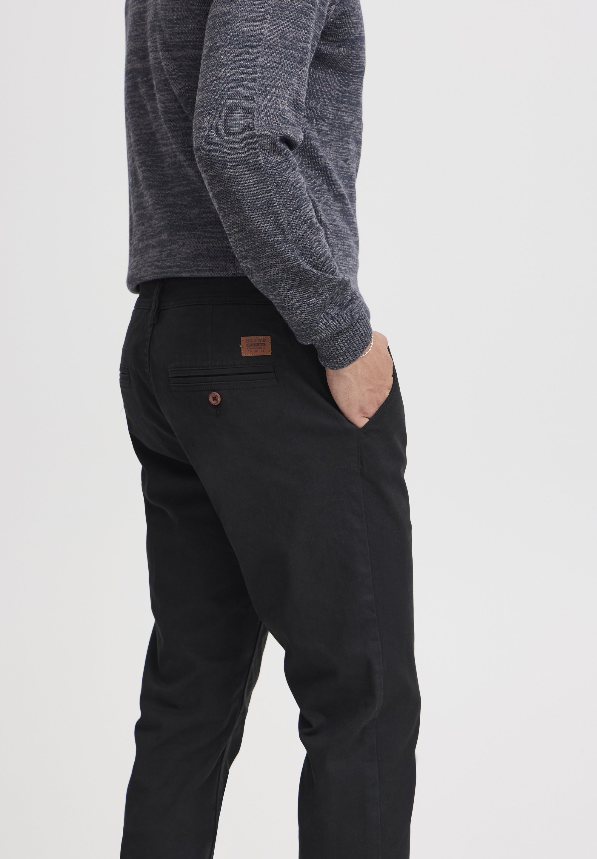 Blend BHKAINZ REGULARFIT - Chinos - schwarz