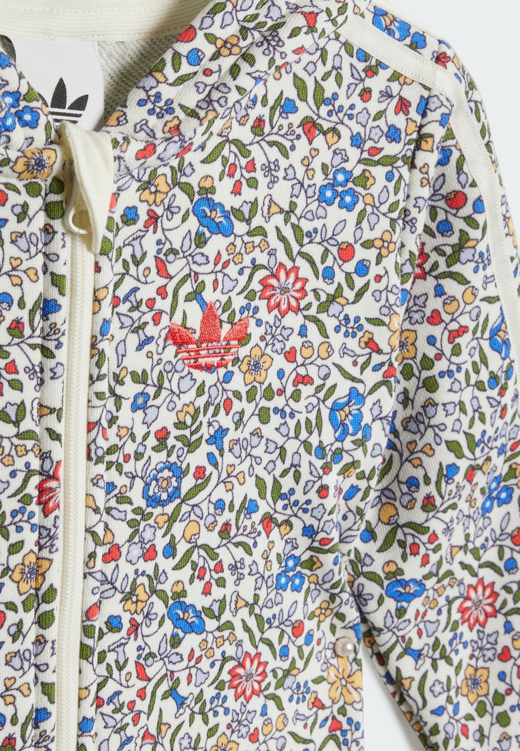 adidas Originals kombinezon - prljavo bijela polusvjetlosno crvena