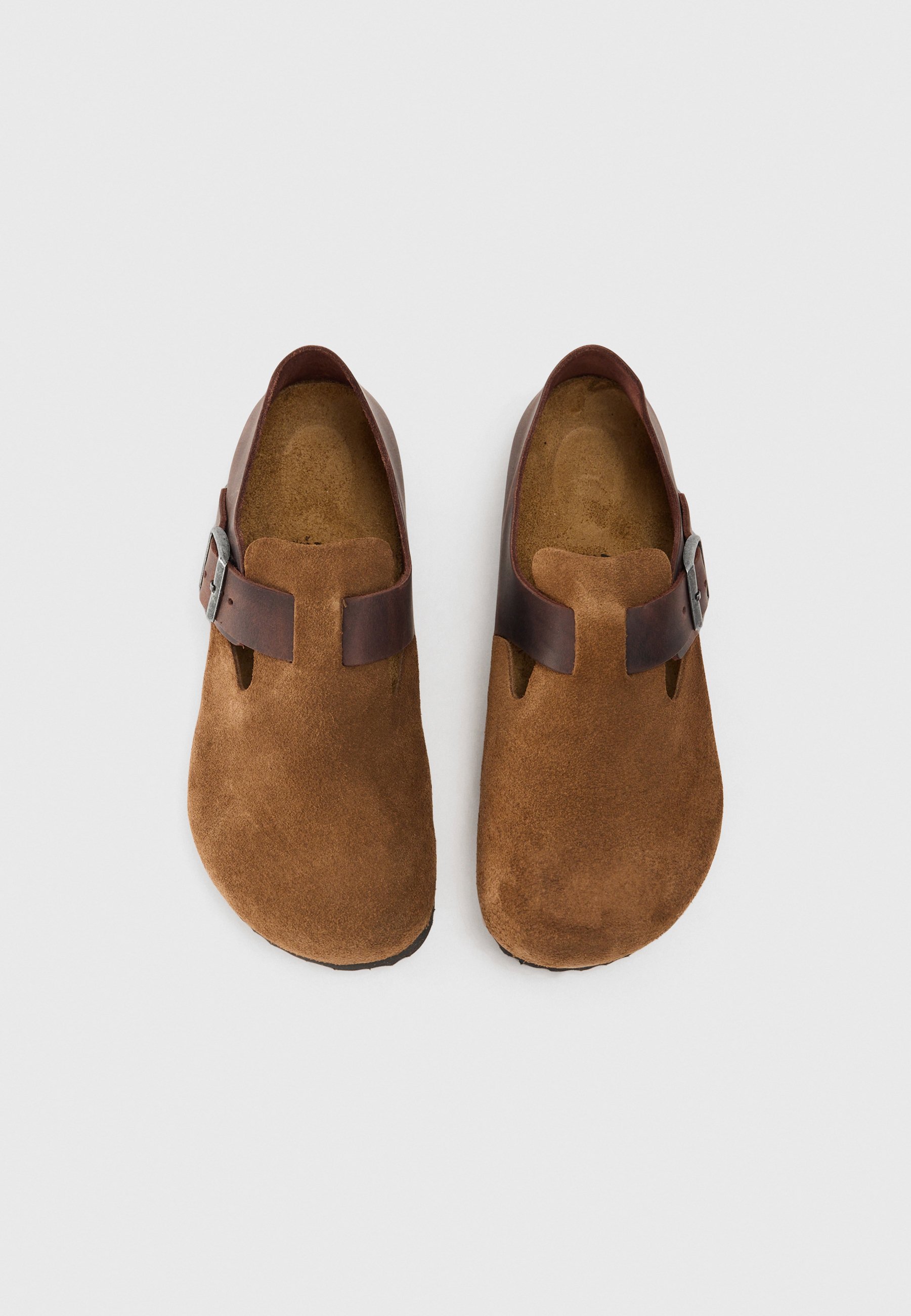 Birkenstock LONDON UNISEX - Slip-ons - dark tea