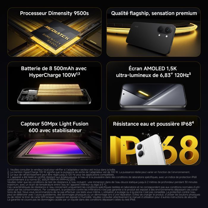 POCO X8 Pro Max 12+512 Nero Processore Dimensity 9500s
