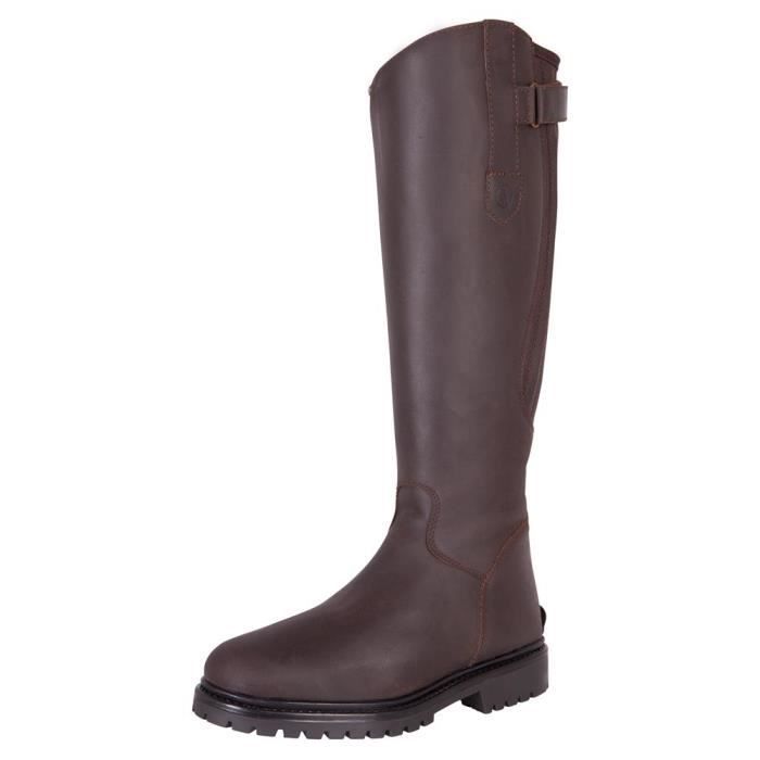 BR Equitation Greenland II Leather Winter Riding Boots - Brown - Size 38