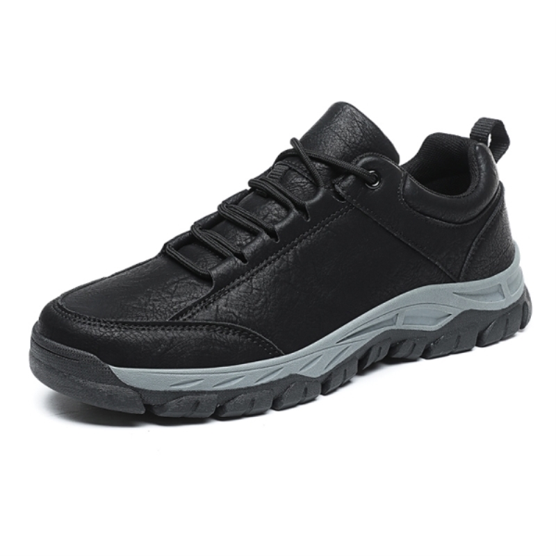 Chaussures de course nouveau respirant Sneakers PU Lace up chaussures de sport homme décontractée marque de plein air loisirs chaussures de Fitness chaussures homme LQ821