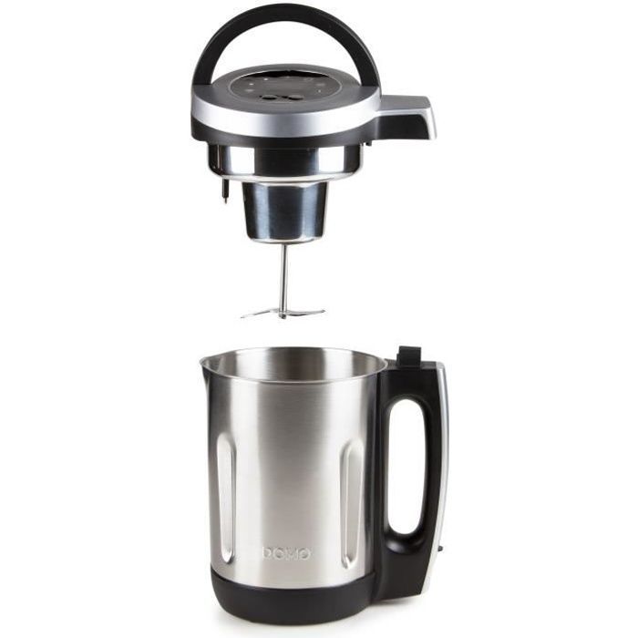 Liquidificador aquecido DOMO – Cinza – 2,2 L – 7 programas – 1000 watts – DO716BL
