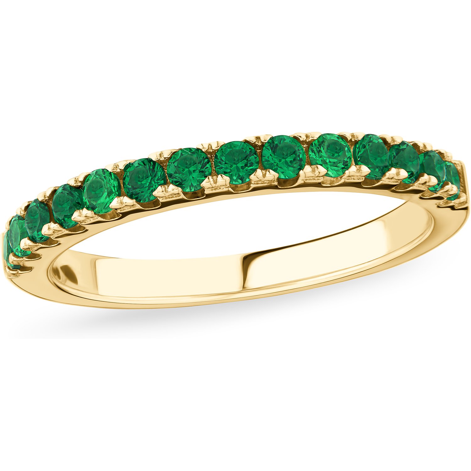 FAVS Bagues or jaune, vert