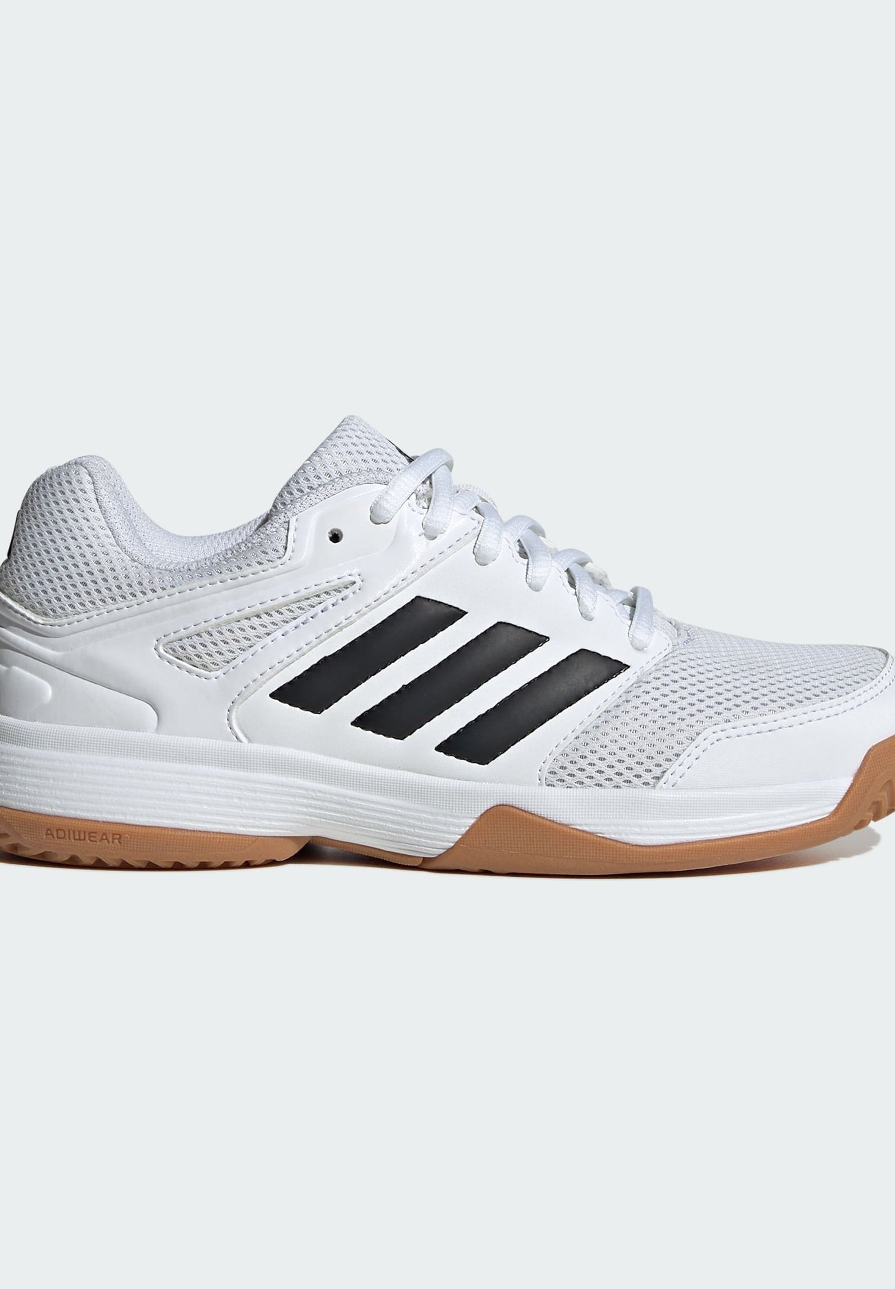 adidas Performance SPEEDCOURT INDOOR KIDS - Hardloopschoenen voor op de weg - wolk wit kern zwart gum