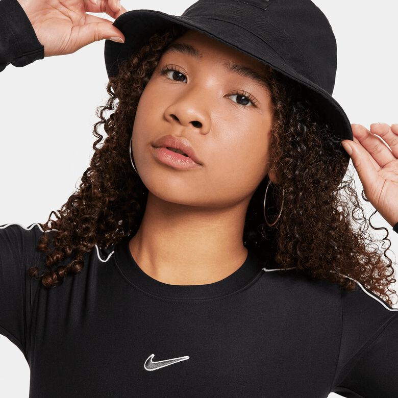 Sport-Crop-Top mit langen Ärmeln