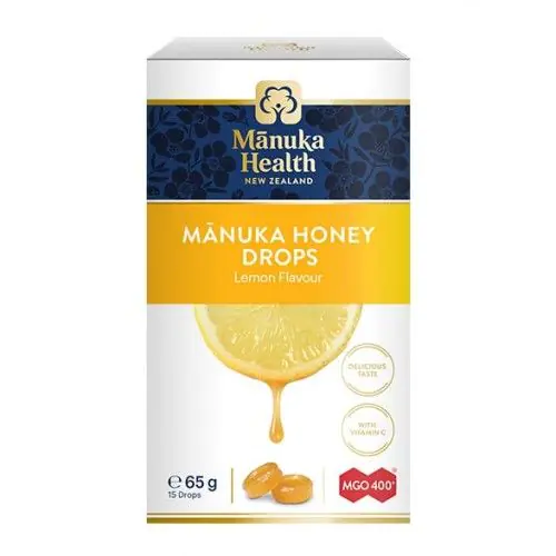 Cukierki z Miodem Manuka MGO 400+ i Witaminą C Smak cytrynowy