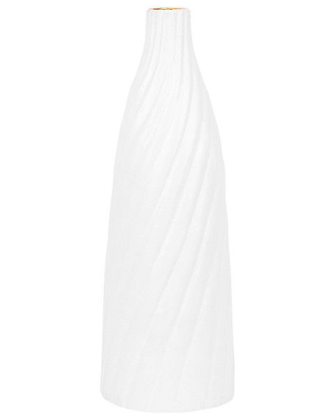 Wazon dekoracyjny 54 cm z terakoty biały