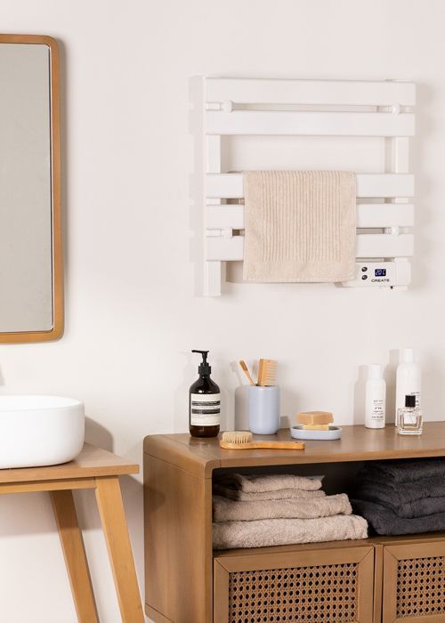 Porte-serviette électrique - Warm Towel Mini - 150W - Aluminium - Programmable - IP24