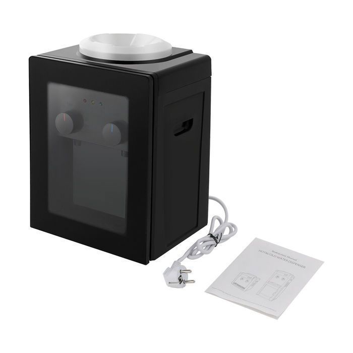 Distributeur d'Eau Chaude et Froide - Machine à Eau, Noir - Machine à Eau Chaude et Froide, DISTRIBUTEUR DE BOISSON CHAUDE OU