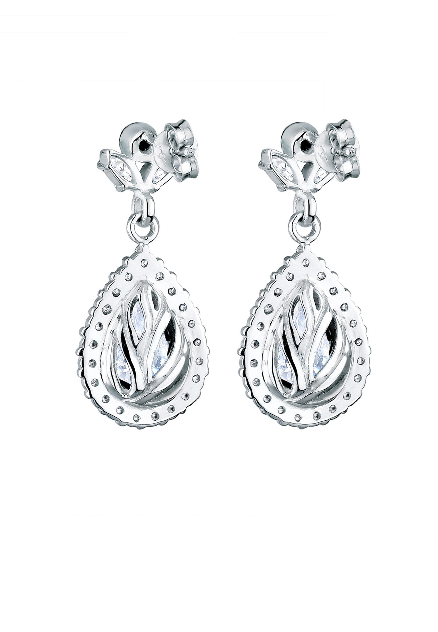 Elli Tige Cristaux de Zircone Femme (925/1000) Argent