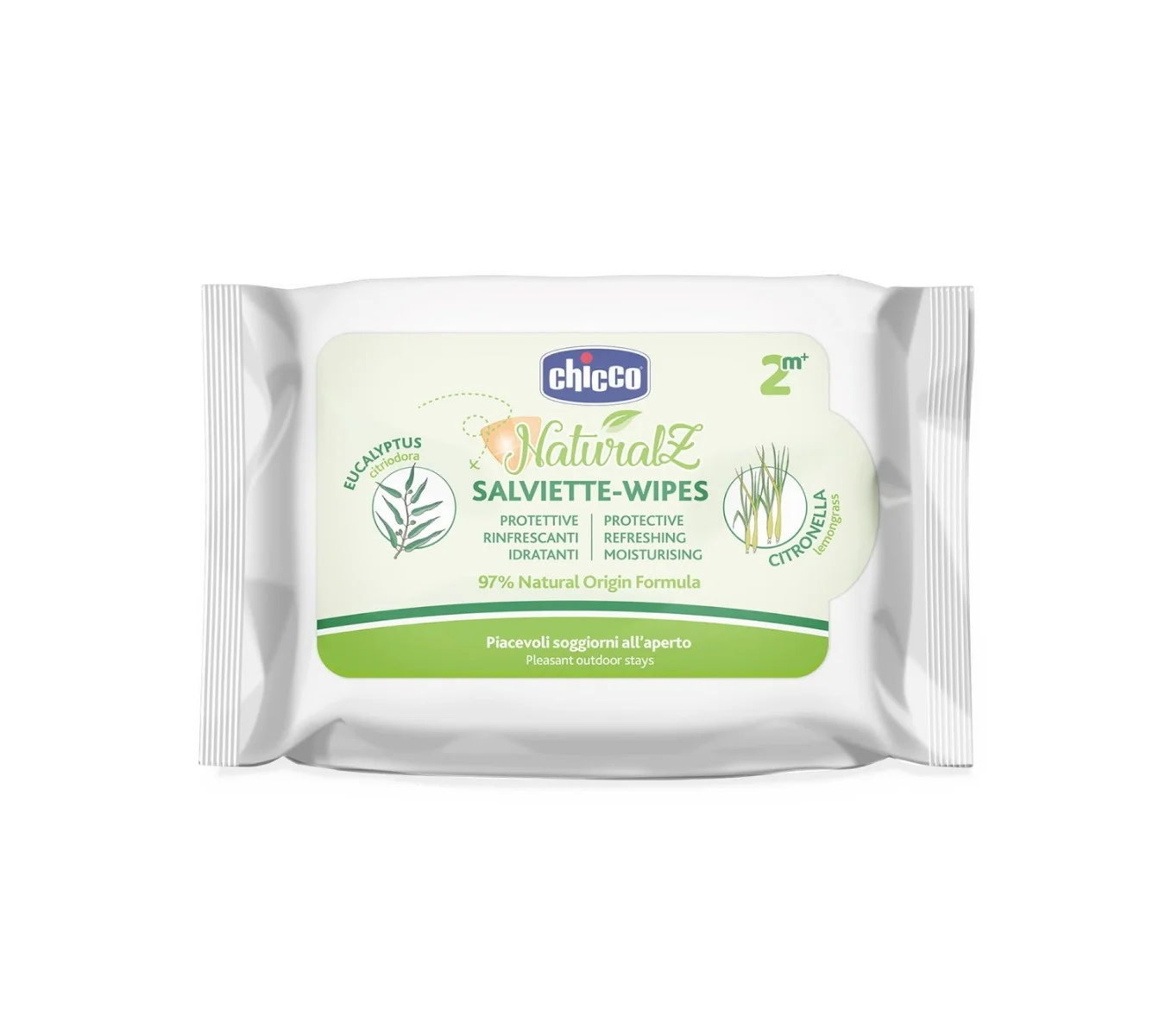 CHICCO Chicco Citronella Naturalz Mückenschutztücher 20 Stück