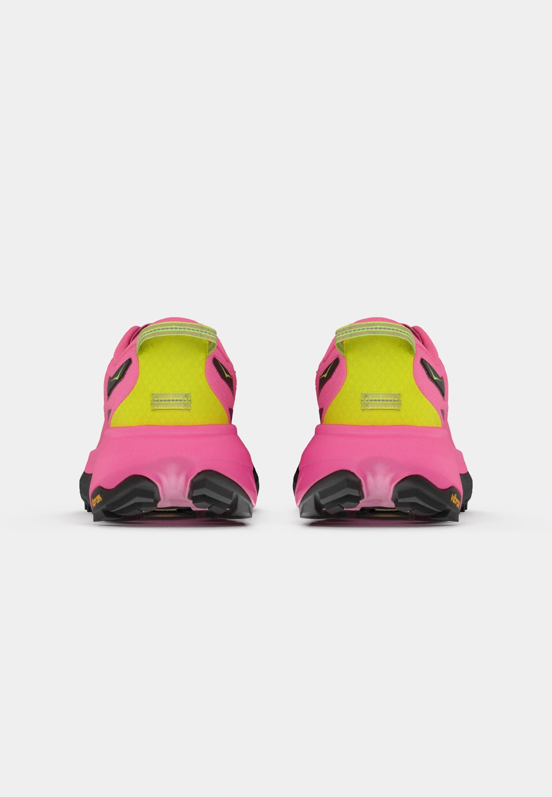 HOKA MAFATE 5 - Matkajooksujalatsid - neoonroosa/must