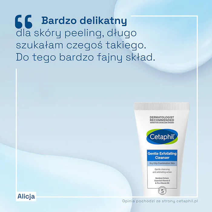 Cetaphil Delikatny Żel oczyszczający do twarzy z peelingiem