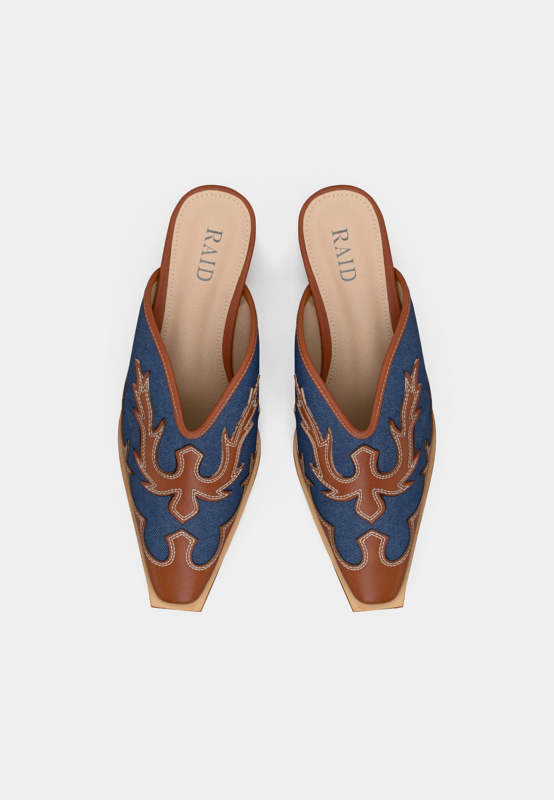 RAID SCENTRA - Mules - beige/blauw