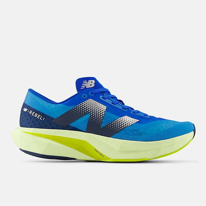 FuelCell Rebel v4 pour homme - Bleu épicé avec Limelight et Blue Oasis