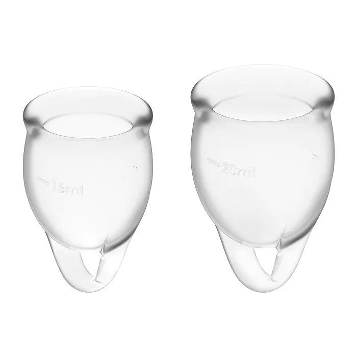 Satisfyer Feel Confident Menstrual Cup Transparent