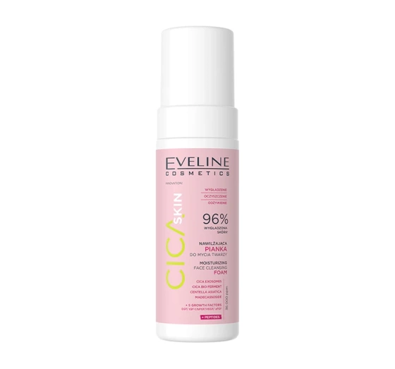 Eveline Cosmetics CICA Skin nawilżająca pianka do mycia twarzy 150 ml