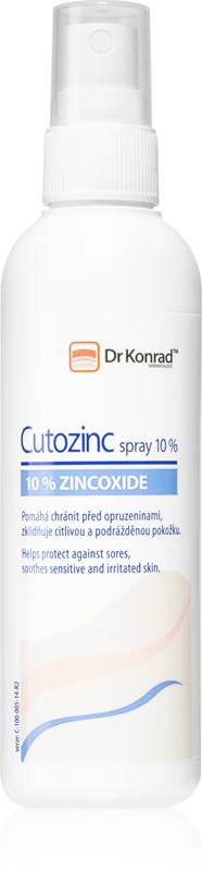 Dr. Konrad Cutozinc purškiklis su 10 % raminamuoju poveikiu jautriai ir sudirgusiai odai