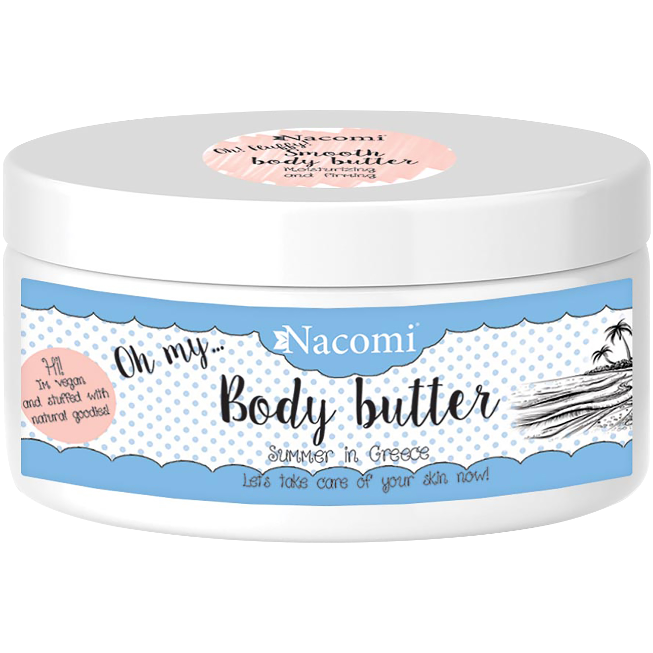 Nacomi fugtgivende anti-cellulite og opstrammende bodysmør 100 ml