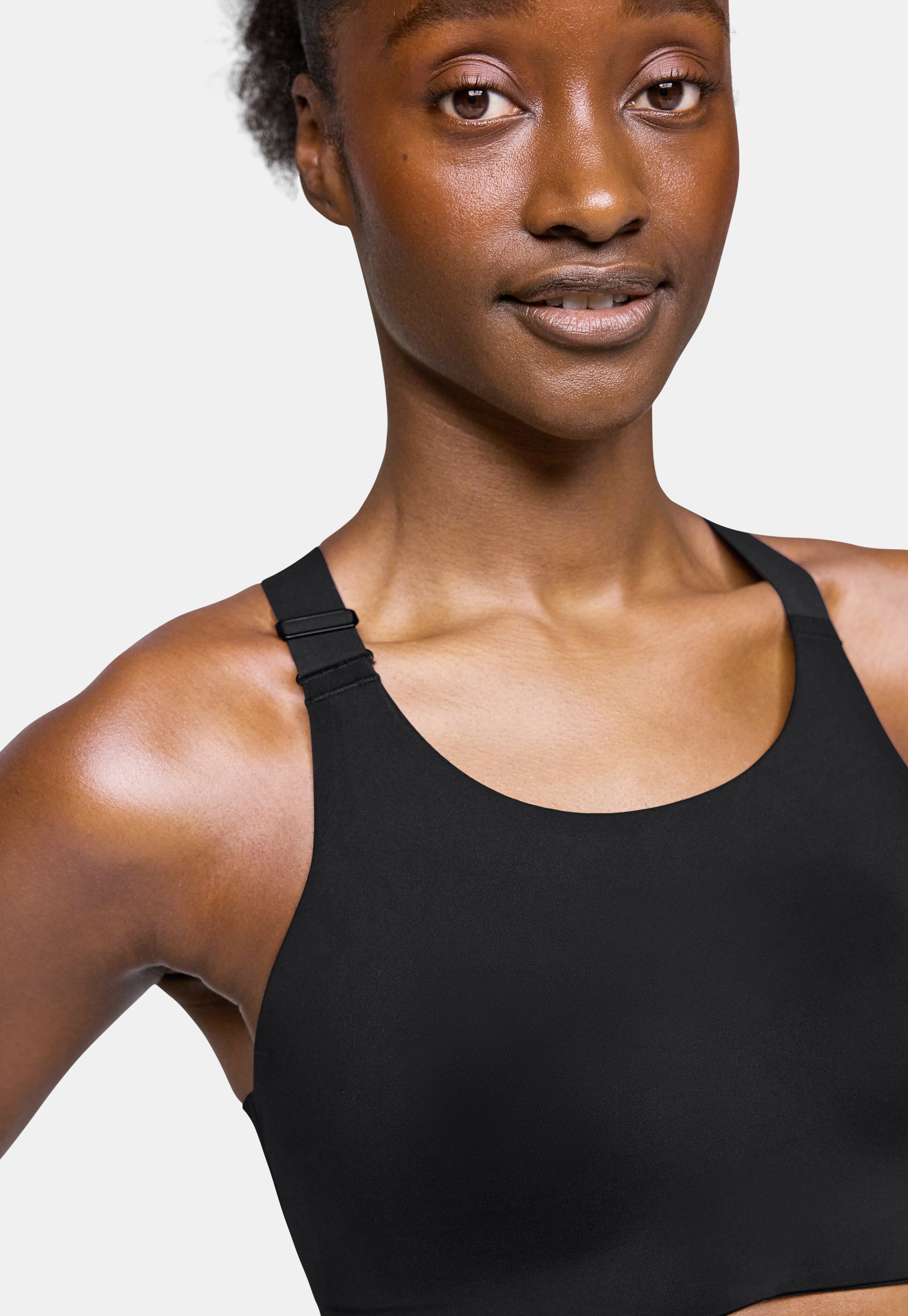 On ENDURANCE - Biustonosz sportowy o wysokim wsparciu - czarny jak smoła