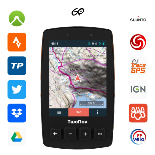  Traseu GPS 2 Naranja Twonav