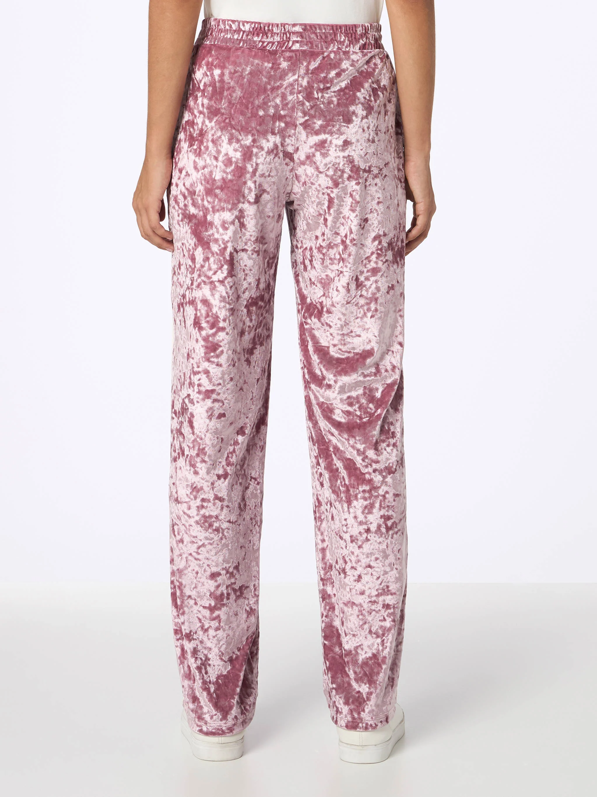 Yvonne Damenhose aus rosa Chenille