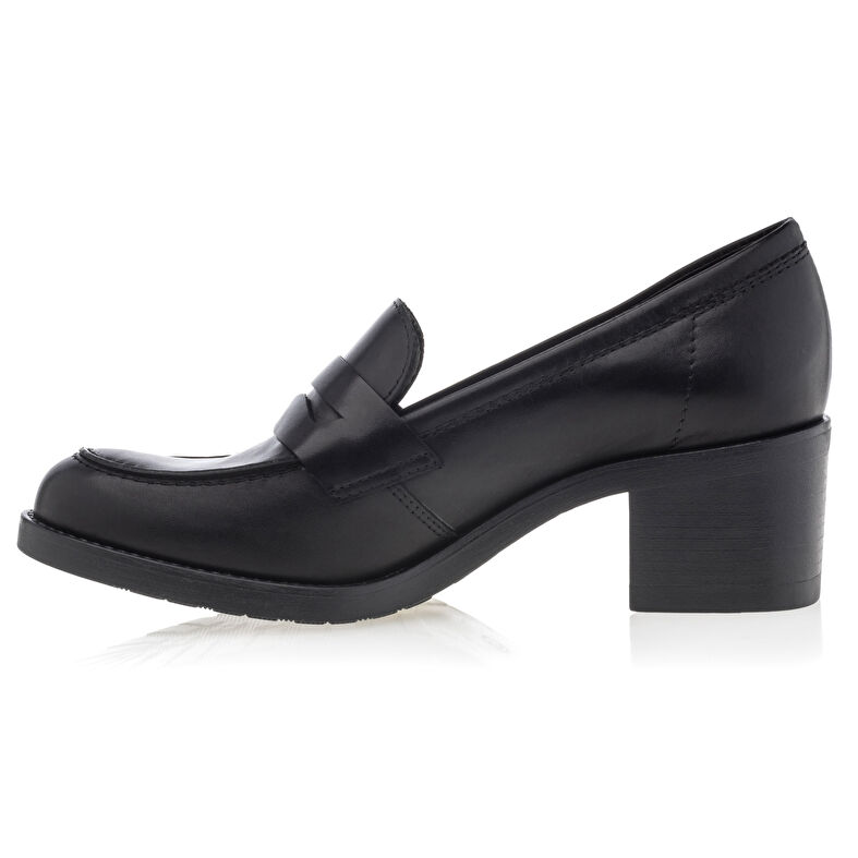 Svarte loafers/båtsko til dame