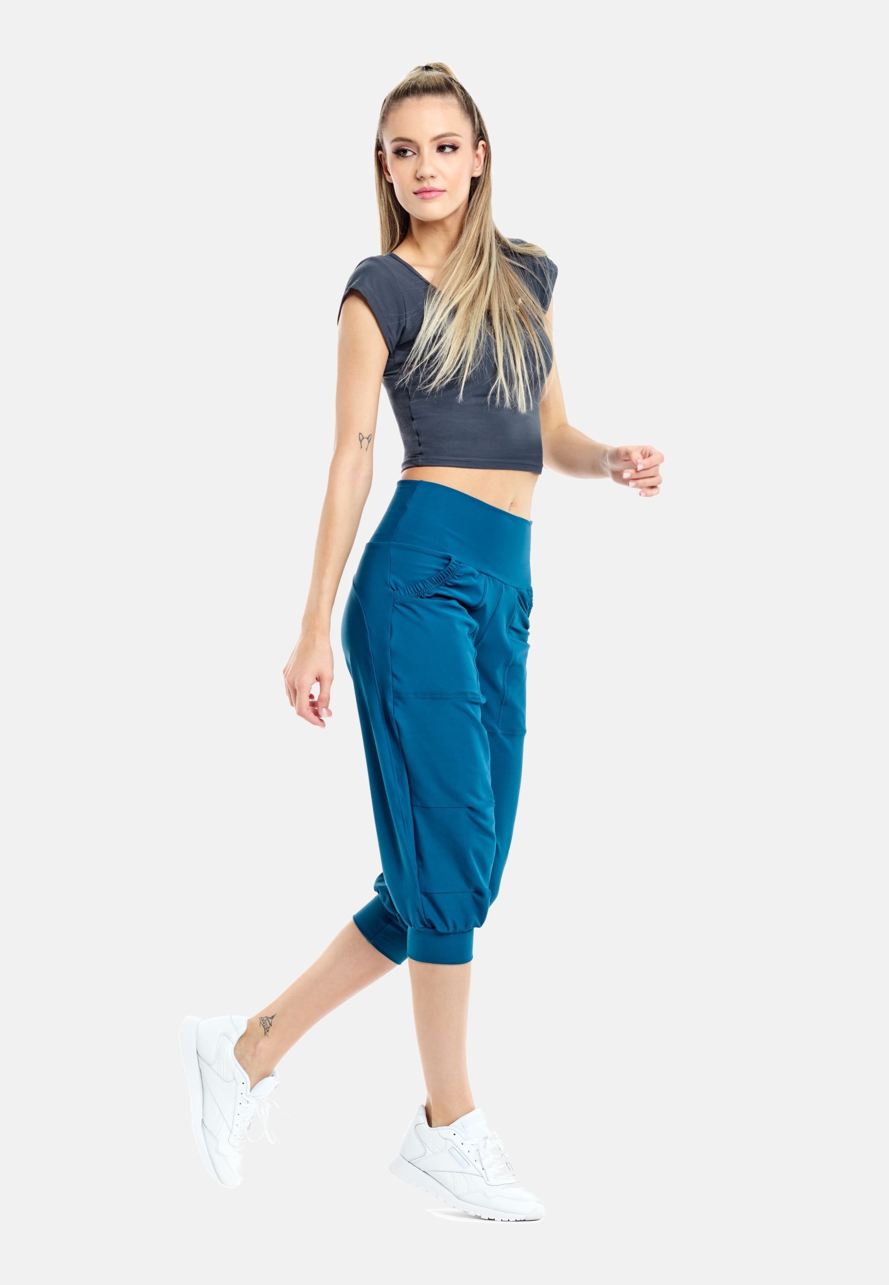 Winshape 3/4 sportbroek - turquoise groen