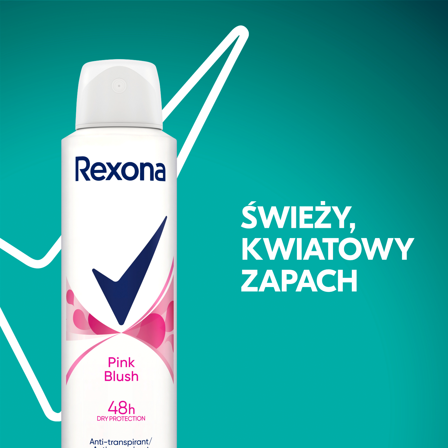 Rexona ženski antiperspirant u stiku 150ml ružičasto rumenilo