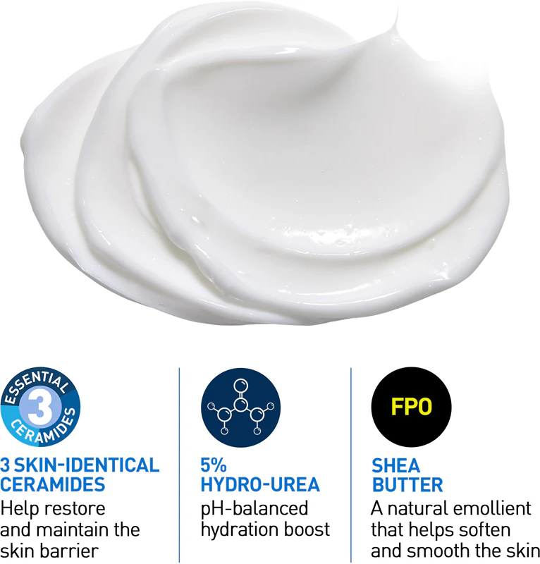 Creme Hidratante Intensivo CeraVe: creme intensamente hidratante com ceramidas.