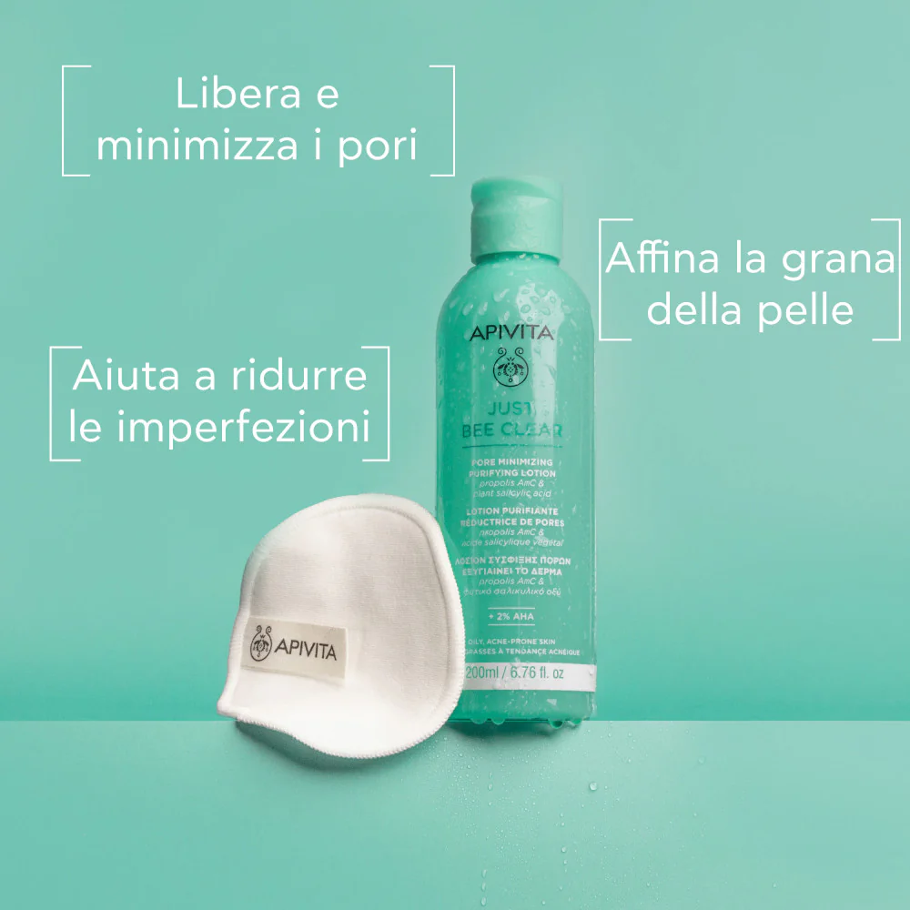 Just Bee Clear Lozione Purificante Minimizza i Pori - Tonico viso