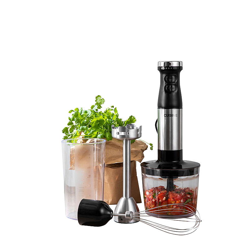 Mixeur plongeant Cuisine 800 W, acier, Cuisine