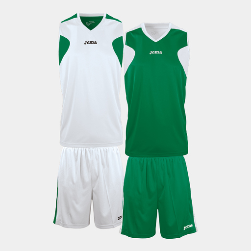 Ensemble réversible Joma vert et blanc