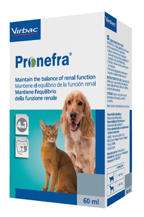 VIRBAC Pronefra Honden/Katten 60 ml