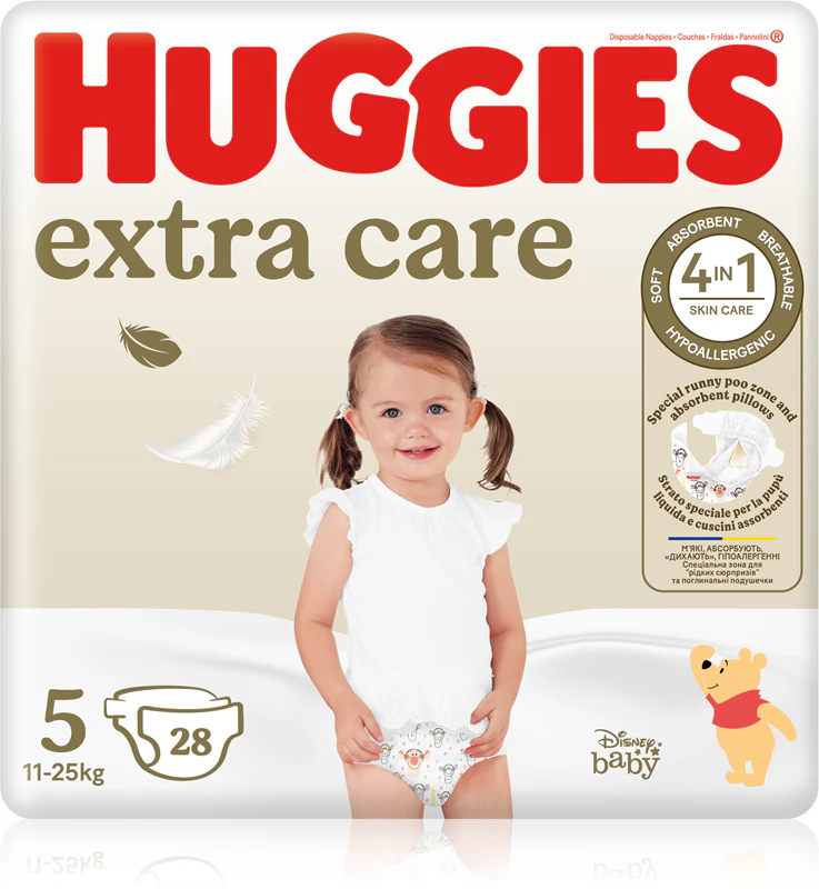 Huggies Extra Care wegwerpluiers maat 5